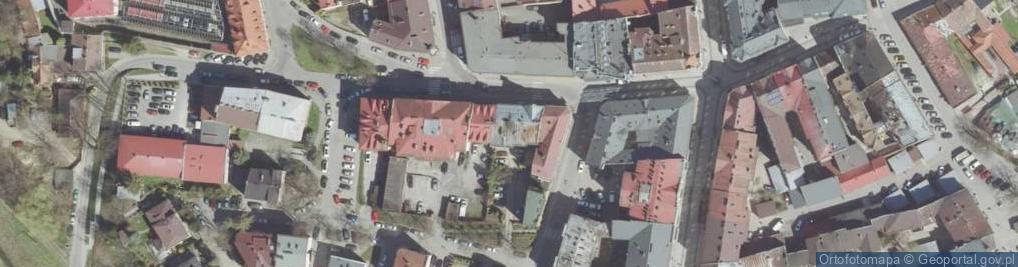 Zdjęcie satelitarne Powiatowy Inspektorat Nadzoru Budowlanego Dla Miasta Nowego Sącz