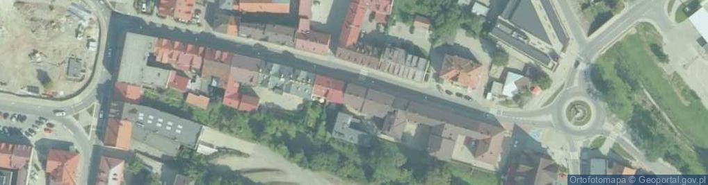 Zdjęcie satelitarne Powiatowy Inspektorat Nadzoru Budowlanego w Limanowej