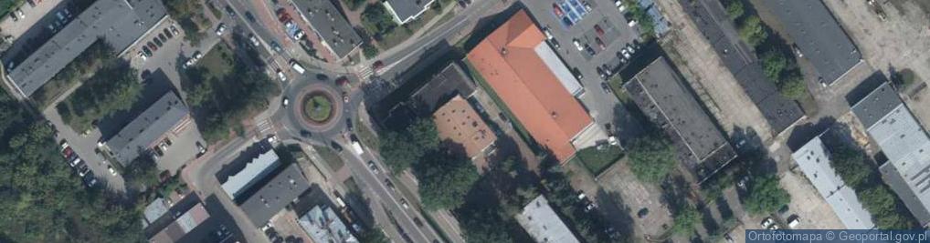 Zdjęcie satelitarne Powiatowy Inspektorat Nadzoru Budowlanego w Nowym Dworze Mazowieckim