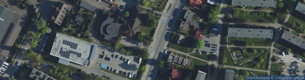Zdjęcie satelitarne Powiatowy Inspektorat Nadzoru Budowlanego w Rawie Mazowieckiej