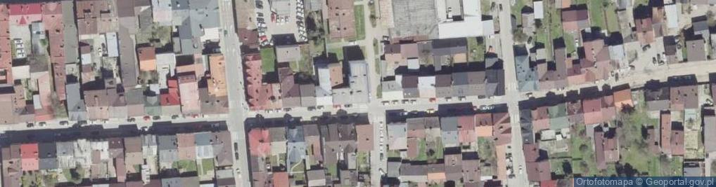 Zdjęcie satelitarne Powiatowy Środowiskowy Dom Samopomocy Promyk w Nowym Targu z Filią w Rabce Zdroju Radość Życia