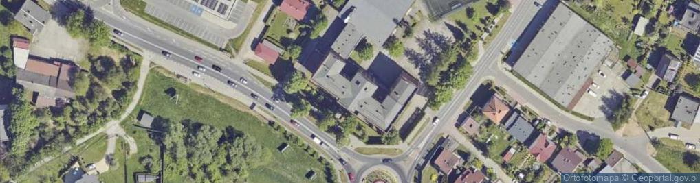 Zdjęcie satelitarne Powiatowy Zespół nr 1 Szkół Ogólnokształcących im Stanisława Konarskiego w Oświęcimiu