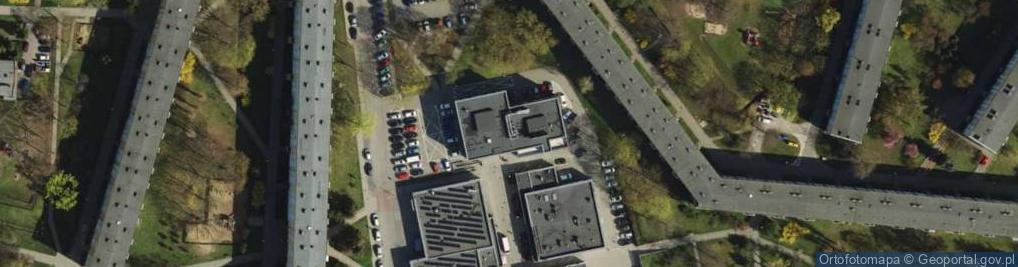 Zdjęcie satelitarne Poznańska Spółdzielnia Mieszkaniowa Winogrady w Poznaniu