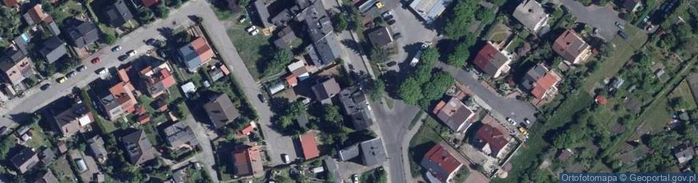 Zdjęcie satelitarne Pozyskiwanie Lasu Dąb