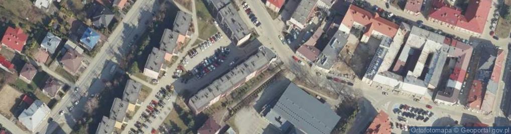 Zdjęcie satelitarne Prace Projektowe w Zakresie Budownictwa