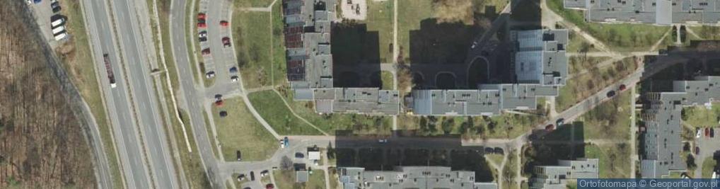 Zdjęcie satelitarne Pracownia Architektury Krajobrazu Aleksandra Sikora