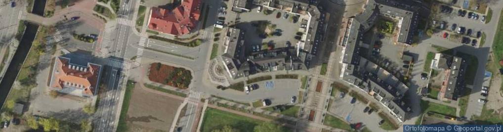 Zdjęcie satelitarne Pracownia Geodezyjno Projektowa Kodem Inż