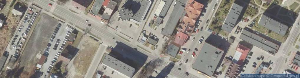Zdjęcie satelitarne Pracownia Geologiczna Geotechnika w Zamościu Sierant Maria