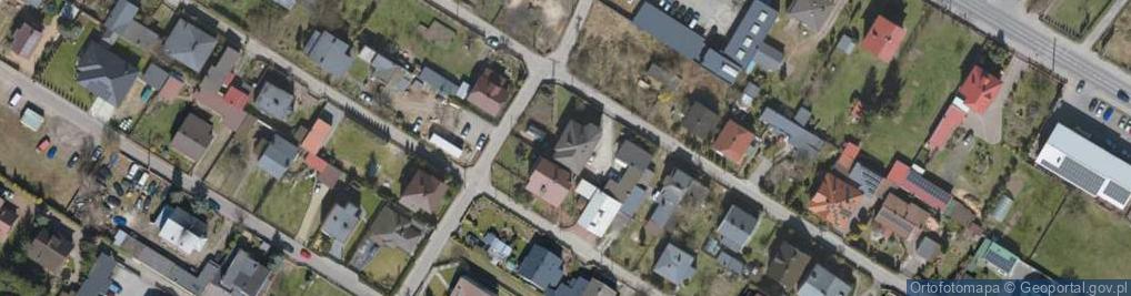 Zdjęcie satelitarne Pracownia Obsługi Budownictwa i Projektowania Wnętrz Arteka Krzysztof Badowski