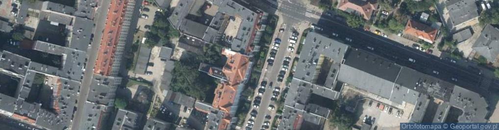 Zdjęcie satelitarne Pracownia Projektowa Arkada Marta Heigel Kleka Urszula Trepaszko