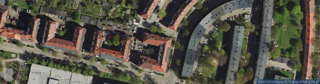 Zdjęcie satelitarne Pracownia Projektowa Infrastruktury Komunikacyjnej Jarosław Frycz