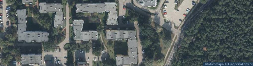 Zdjęcie satelitarne Pracownia Projektowa Sieci i Instalacji Elektrycznych