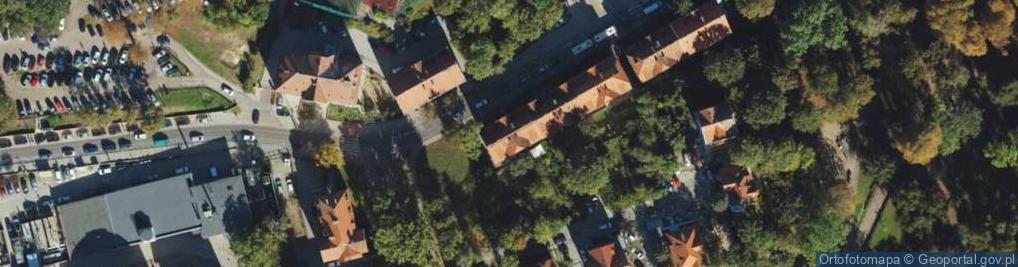 Zdjęcie satelitarne Pracownia Projektowania i Realizacji Abramski Żurek