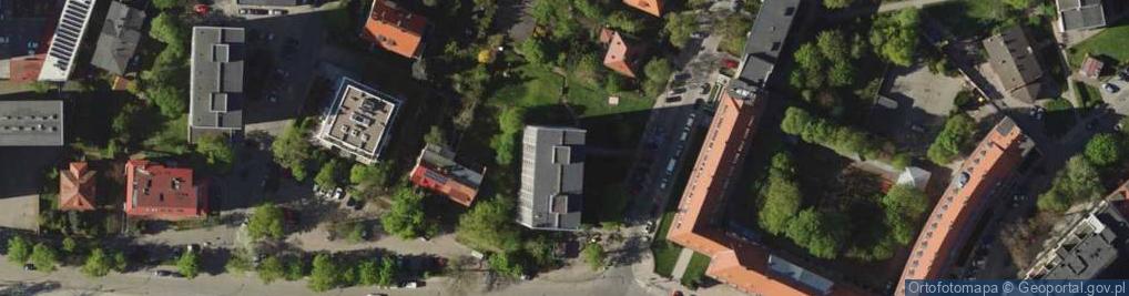 Zdjęcie satelitarne Pracownia Projektowania Komunikacyjnego "Komprojekt" Komar Zbigniew
