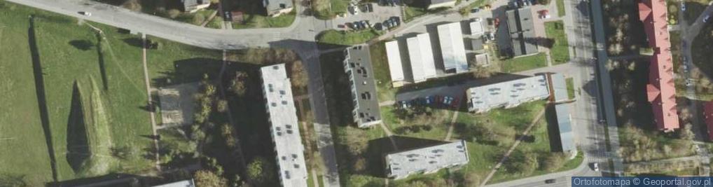 Zdjęcie satelitarne Pracownia Projektowo Wykonawcza Halisanit Sieci i Instalacje Sanitarne