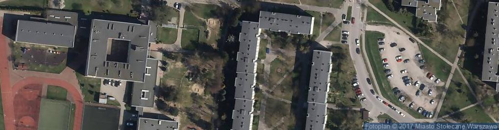 Zdjęcie satelitarne Pracownia Psychologii Pracy Madziar Marian