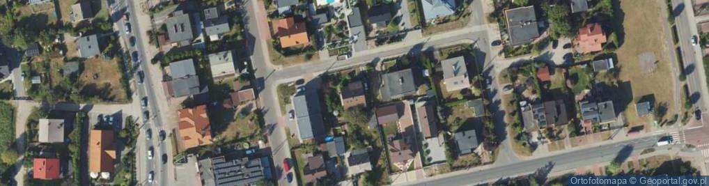 Zdjęcie satelitarne Pracownia Usług Projektowych Kazimierz Richert Andrzej Wieczorek