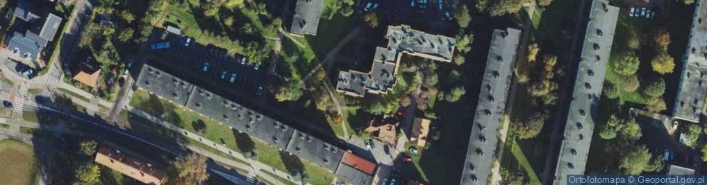 Zdjęcie satelitarne Pracownicza Spółdzielnia Mieszkaniowa Domator