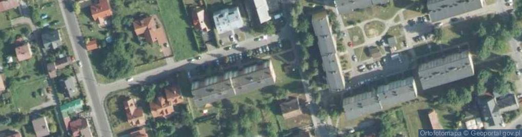 Zdjęcie satelitarne Pracownicza Spółdzielnia Mieszkaniowa w Brzesku