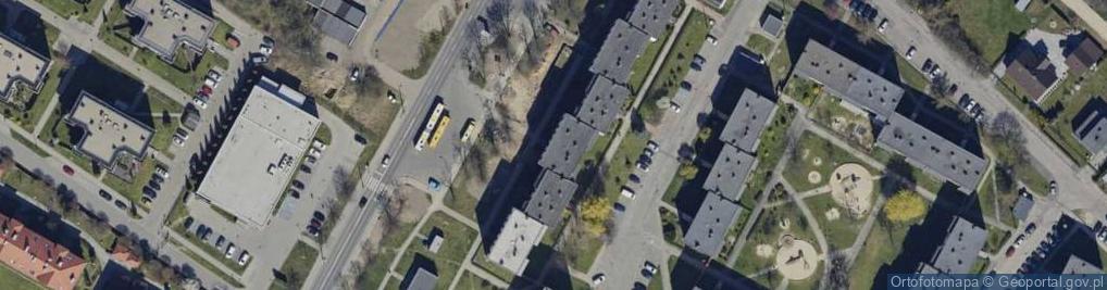 Zdjęcie satelitarne Praktyka Lekarska Dariusz Kucharski