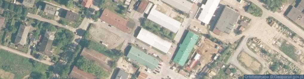 Zdjęcie satelitarne Produkcja Handel Usługi Cedrus Agnieszka Kosiba Roman Kosiba