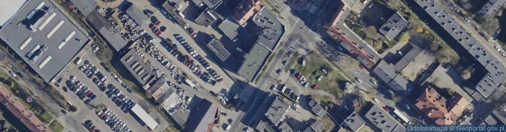 Zdjęcie satelitarne Produkcja Opakowań Kartonowych Opakomett Wanda Obalik Małgorzata Kasprzak