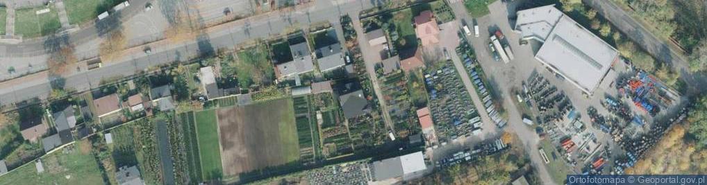 Zdjęcie satelitarne Produkcja Roślin Ozdobnych Szkółka Bogusława Mika