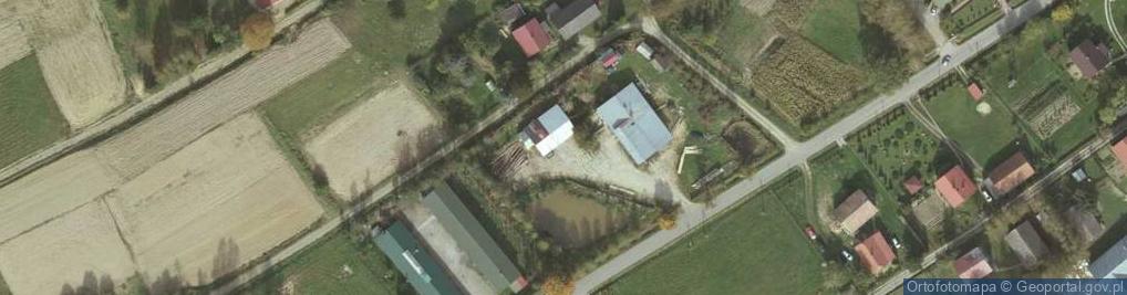 Zdjęcie satelitarne Produkcja Wyrobów Tartacznych Import Export Krzysztof Kłak