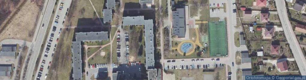 Zdjęcie satelitarne Proj Sieci Telefon Nadzór Kierowanie Robotami Telekom
