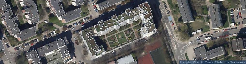Zdjęcie satelitarne Projekt Polsko Belgijska Pracownia Architektury
