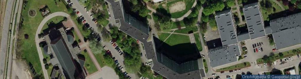 Zdjęcie satelitarne Projektowanie Architektoniczno-Budowlane Sikora Jerzy