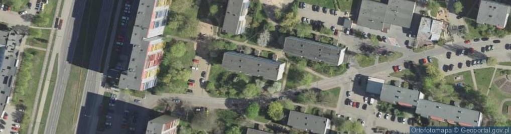 Zdjęcie satelitarne Projektowanie Budowlane Wilemajtys Janusz