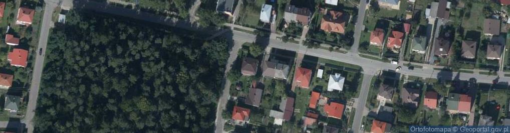 Zdjęcie satelitarne Projektowanie i Nadzór Budowlany Janusz Baj