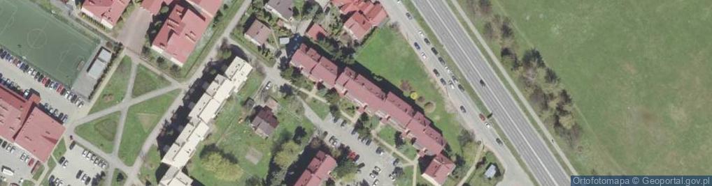 Zdjęcie satelitarne Projektowanie i Nadzór w Budownictwie