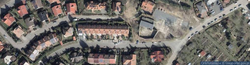 Zdjęcie satelitarne Projektowanie i Nadzory w Budownictwie Ryszard Paczos