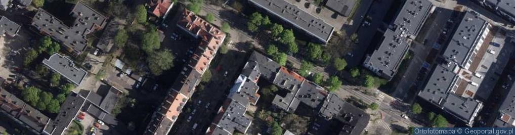 Zdjęcie satelitarne Projektowanie i Wykonawstwo\nBUDOWLANO-Instalacyjne Aldona Bejenka