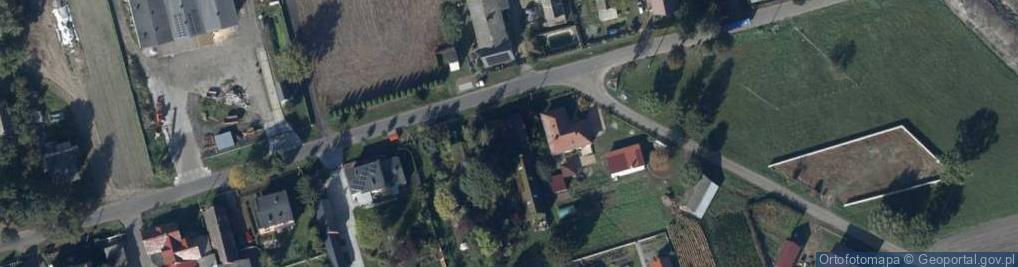 Zdjęcie satelitarne Projektowanie i Zakładanie Terenów Zieleni Anna Sławińska