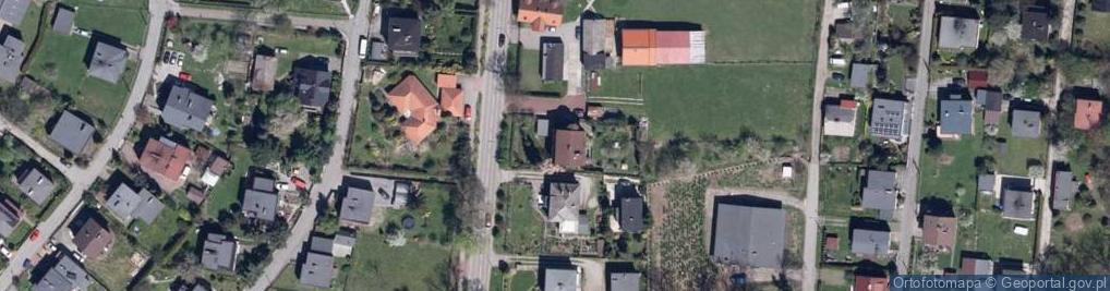 Zdjęcie satelitarne Projektowanie Instalacji C O Trzęsicki Franciszek Krzyż Jan