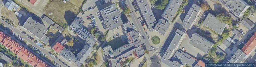 Zdjęcie satelitarne Projektowanie Konstrukcji Budowlanych Wycena Wartości Niruchomości Mariola Maria Napiórkowska