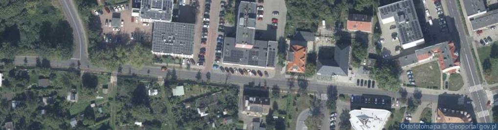 Zdjęcie satelitarne Projektowanie, Nadzór i Wykonawstwo w Budownictwie Janusz Wojtkiewicz