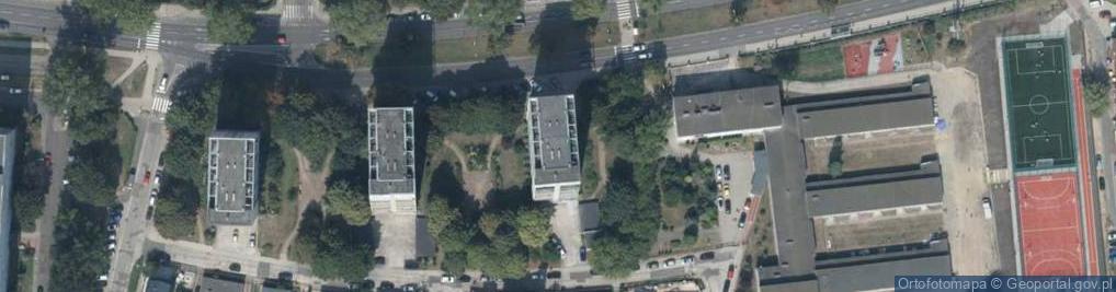 Zdjęcie satelitarne Projektowanie Widomska Piesik Jadwiga