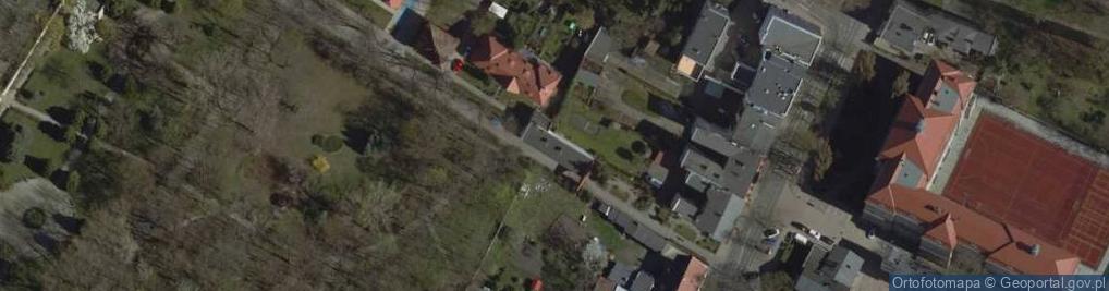 Zdjęcie satelitarne Pryw Gab Lek Halina Smytry Głyda Lek SP Chor Psych i Nerw Bieg Sąd