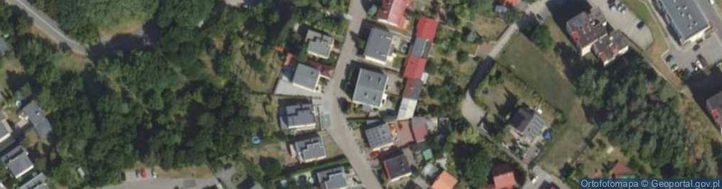 Zdjęcie satelitarne przed Produk Usług Han Elrembud Jerzy Ziółkowski Kazimierz Dymek