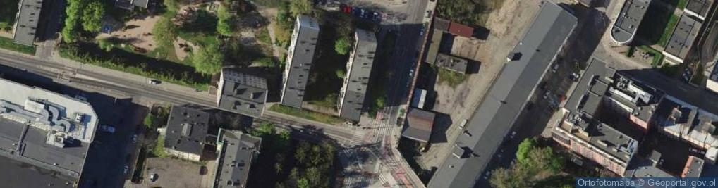 Zdjęcie satelitarne Przeds.Budowlane "Anda Gips" Aniśko Dariusz