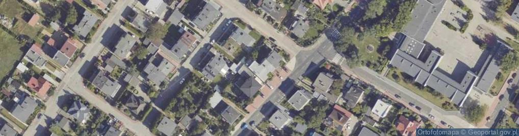 Zdjęcie satelitarne Przeds Handl Aleksandra Andrzejewska Wanda Michalska Leszno