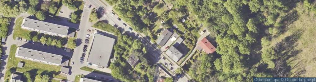 Zdjęcie satelitarne Przeds Handl Usł Alchem Eksp Imp Gansiniec P Pischka A Ziob w