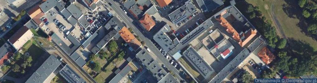 Zdjęcie satelitarne Przeds Handl Usł Max Kamiński Zbigniew Laskowski T Zielinski B
