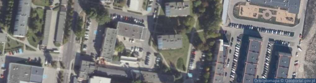Zdjęcie satelitarne Przeds Handl Usług Bitoma T Biadasiewicz G Płoszaj Rawicz