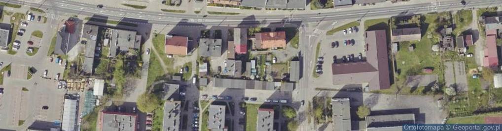 Zdjęcie satelitarne Przeds Handlowe Uni Hand