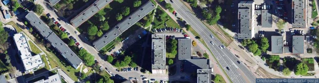 Zdjęcie satelitarne Przeds Handlowo Produkcyjno Usługowe Moderis